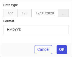 Setting an Other data type